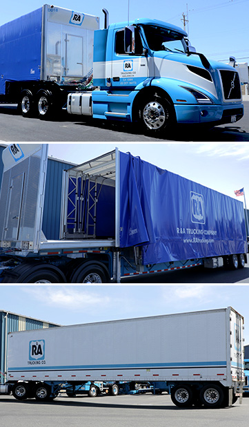 Trucking Services - R&A Trucking Bay Area Logistics 